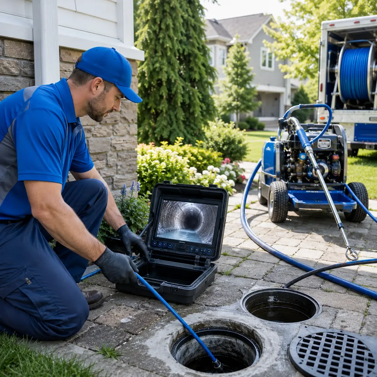 Outdoor drain cleaning professionals serving Helvetia, WV