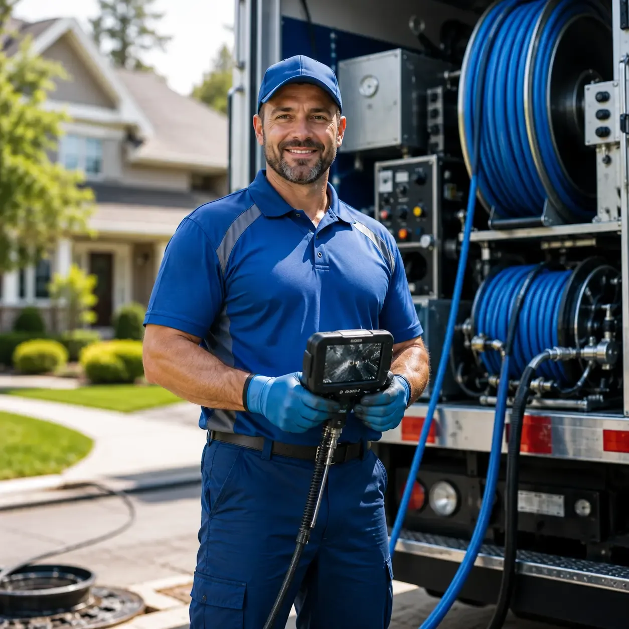 Local outdoor drain cleaning specialists in Helvetia, WV